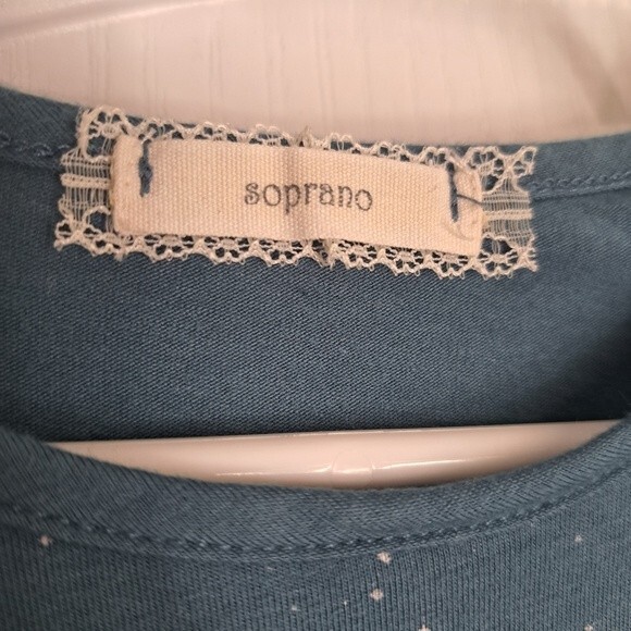 Soprano Graphic Moon Lace Tunic Top - Picture 3 of 4